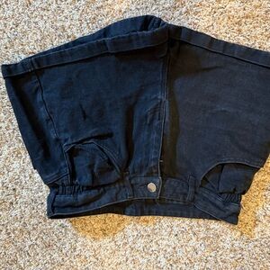 HYFVE Black Denim Shorts